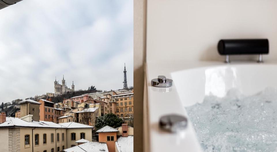 Sky'Room - Jacuzzi & Vue - Vieux Lyon Exterior photo